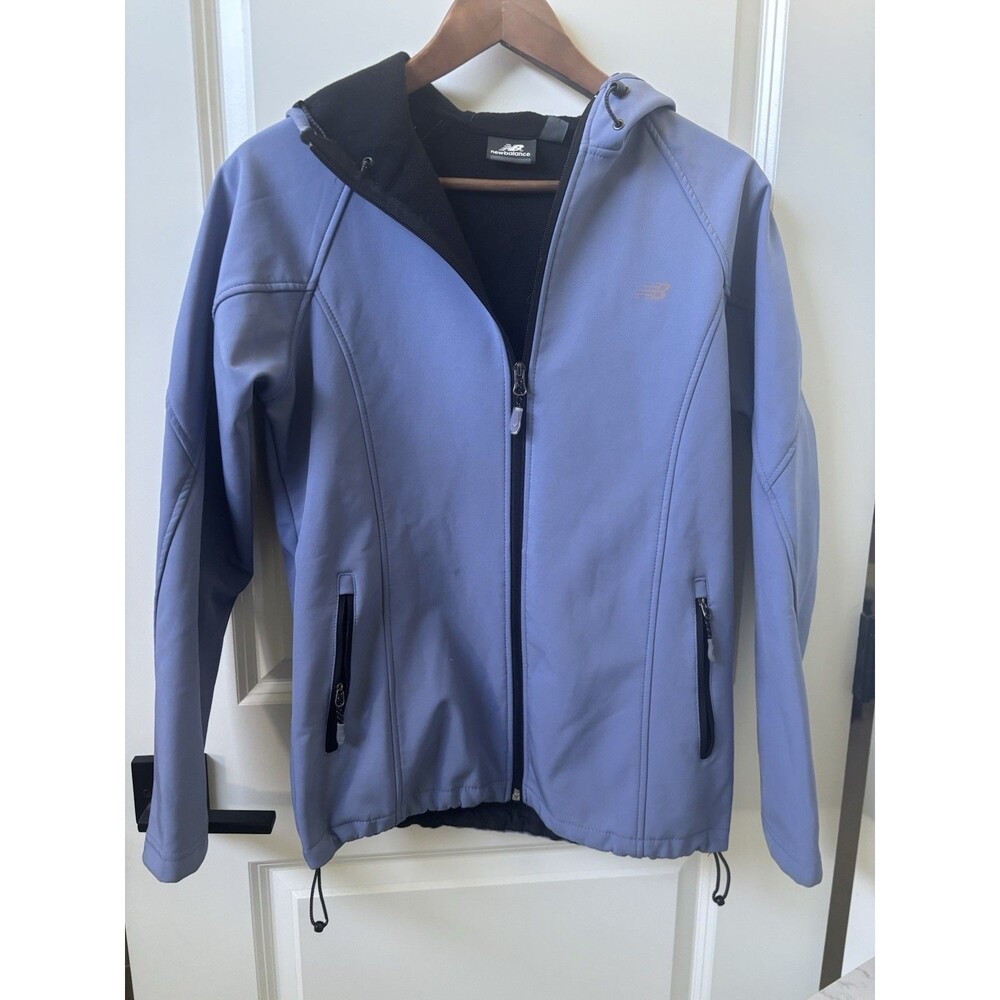 Womans New Balance Blue Fleece Lined Jacket Size Small